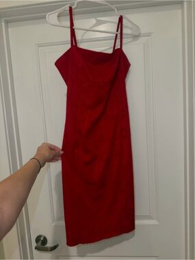 Forever 21 Red Spaghetti Strap Mini Dress